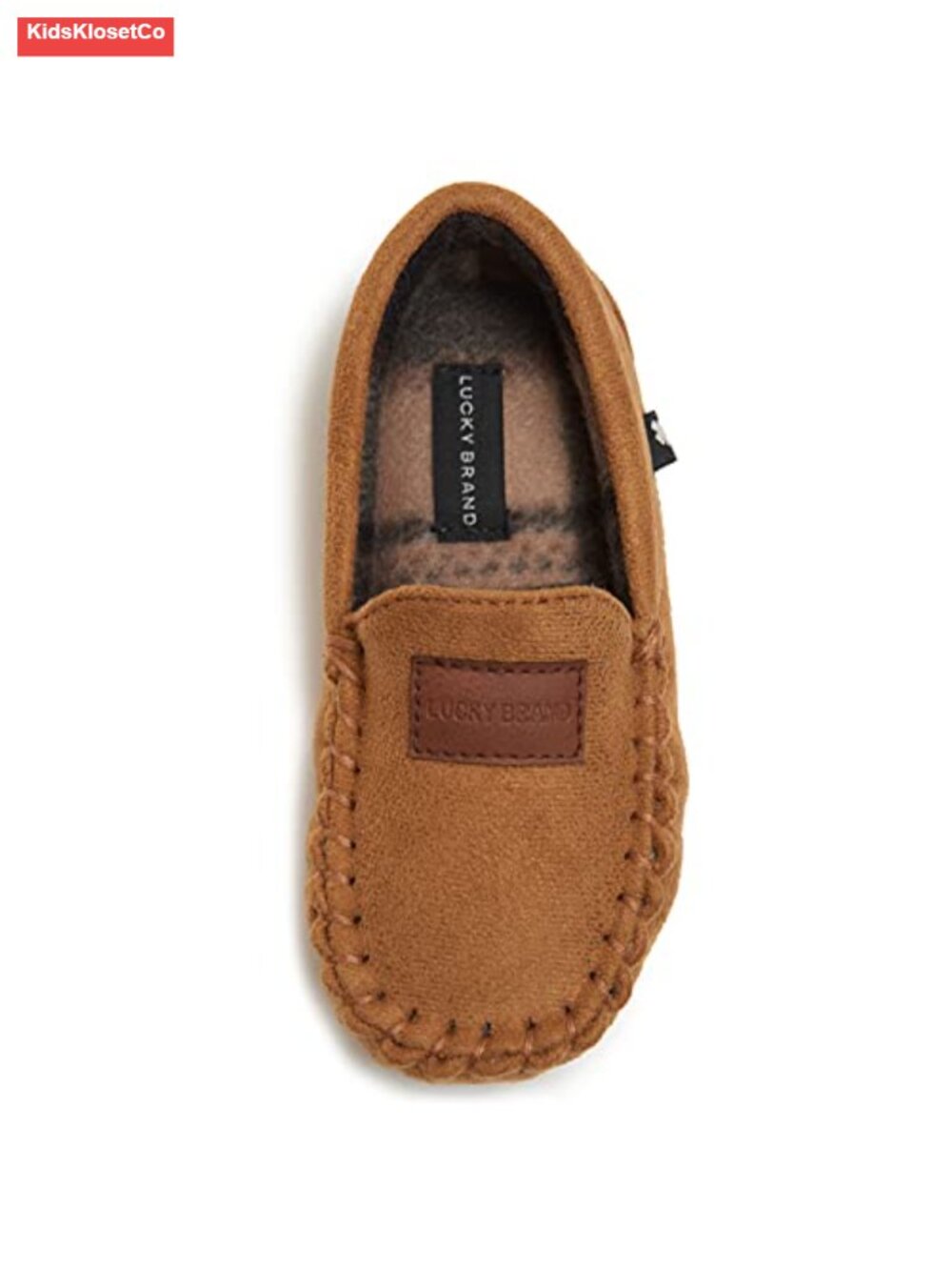 Boys Micro-Suede Mocc Slippers Non-Slip for Toddler Little Big Kid